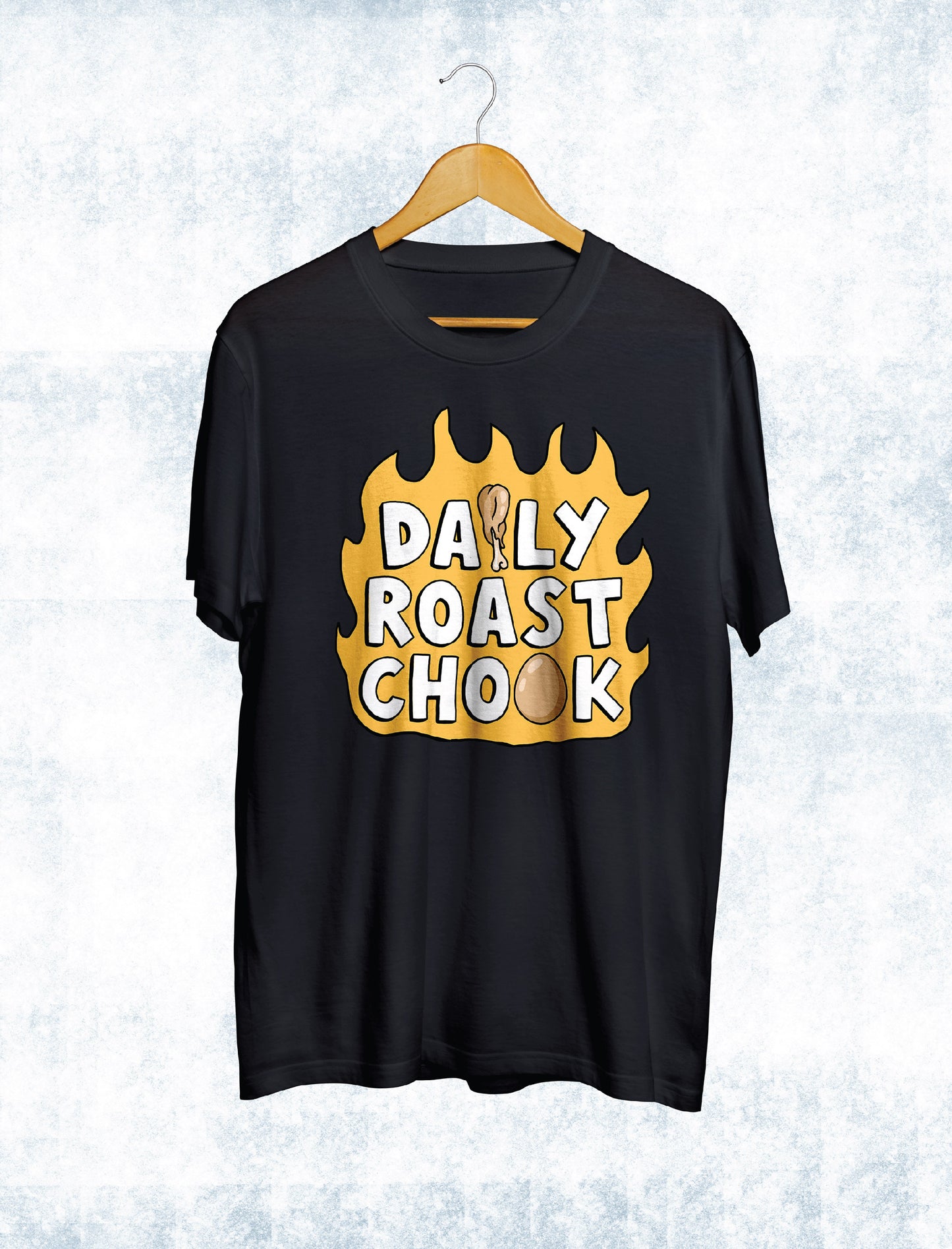 Daily Roast Chook Shirt Yellow